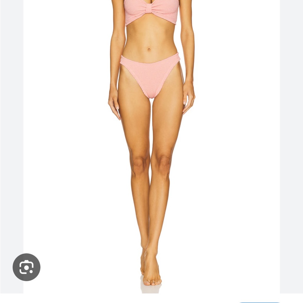 Hunza G Blush Pink Textured Bikini Set - Picture 5 of 5